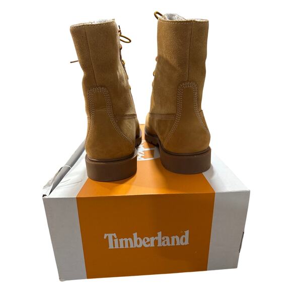 Timberland Lindwood Women's Mid Lace WP Boot - Color: Wheat.- Size: 8.5 - Picture 3 of 9